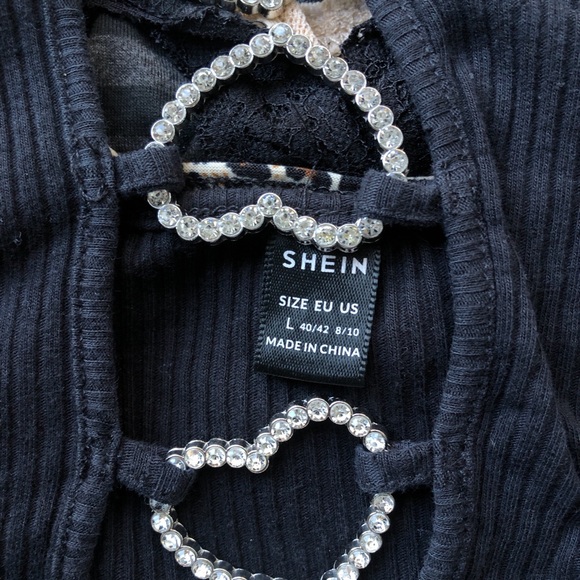 5 top bundle of y2k grunge multicoloured crop tops - Picture 3 of 5